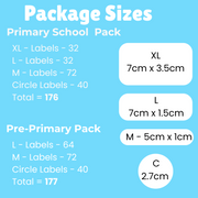 Bright Leopard Print Stationery Labels