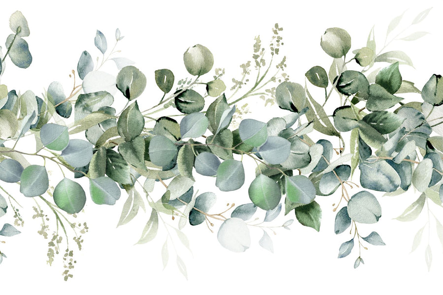Eucalyptus Border Leaves Placemats