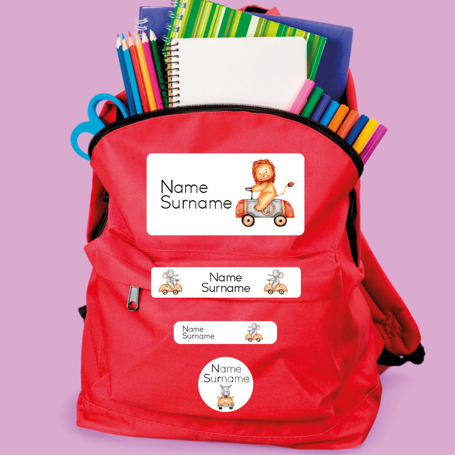 Animal Transport Stationery Labels