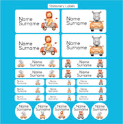 Animal Transport Waterproof name labels for school South Africa