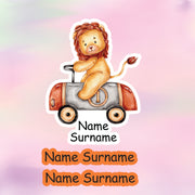 Animal Transport Tub Label