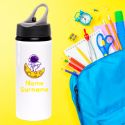 Personalised aluminium bottle and stationery labels