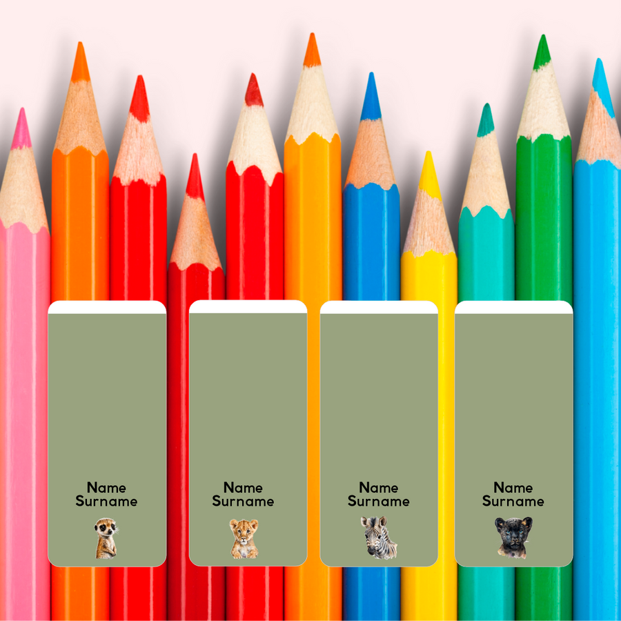 Baby Animals Wrap Around Pencil Labels