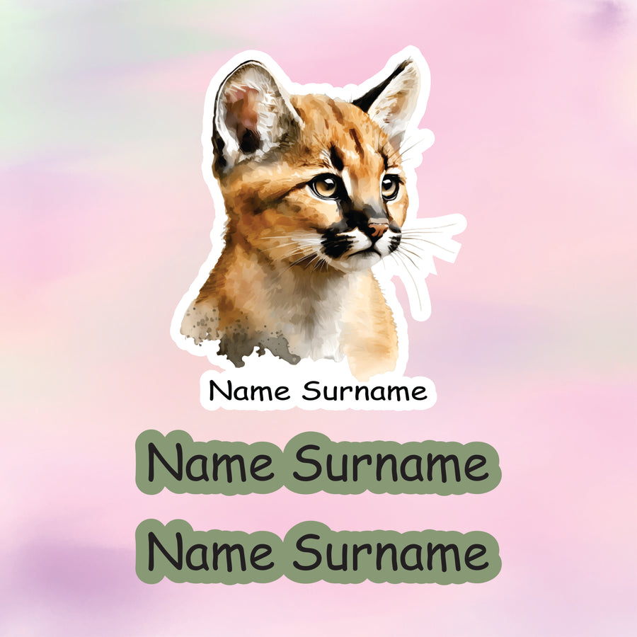 Baby Animal Tub Label