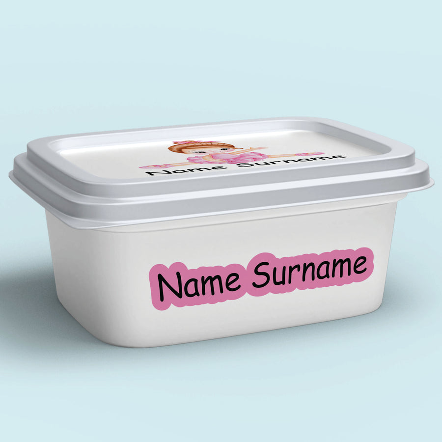 Ballerina Princess Tub Label