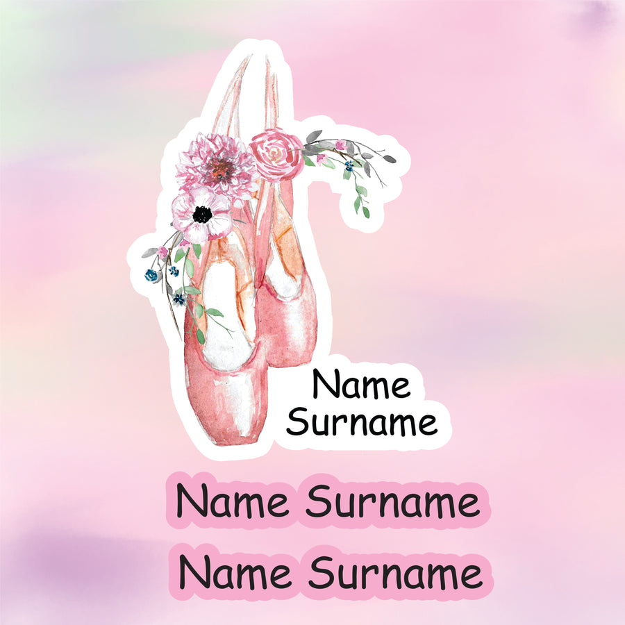 Ballet Time Tub Label