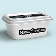 Black Camo Tub Label