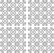 Black Pattern Tile Wall Stickers