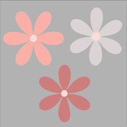 Blush Flowers Wall Stickers