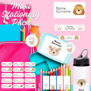 Boho Maxi School Stationery Pack Coral Designs