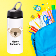 Custom kids water bottle with name print – dishwasher safe and durable by Coral Designs