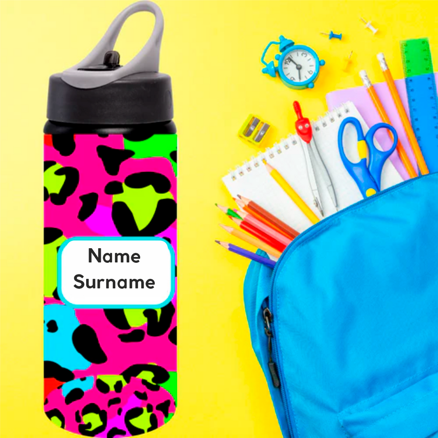 Bright Leopard Print Pre-Primary Label Combo