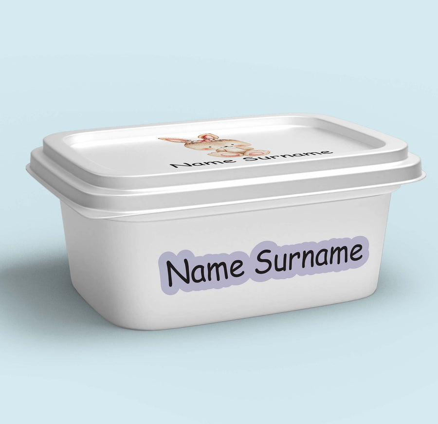 Bunny Tub Label