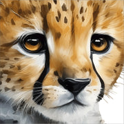 Watercolour Cheetah Wall Stickers