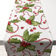 Christmas Leaves PVC Runner