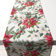 Christmas Floral Pattern PVC Runner