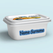 Construction Vehicles Tub Label