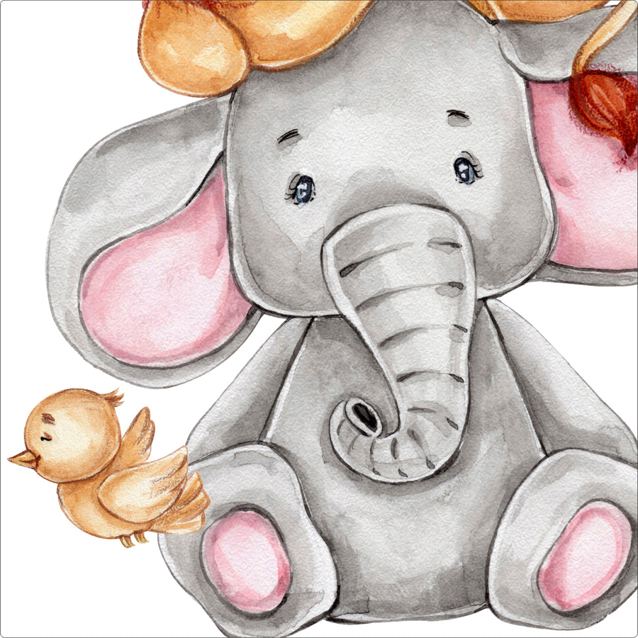 Cute Animal Stack Kid Wall Stickers