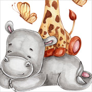 Cute Little Animal Kid Wall Stickers