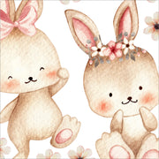 Cute Spring Bunny Wall Stickers