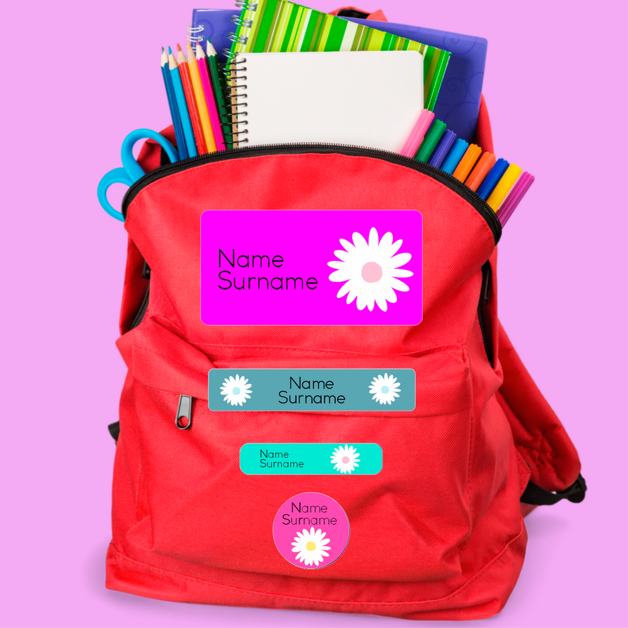 Daisy Stationery Labels