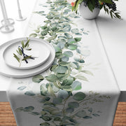 Eucalyptus Border Leaves Runner