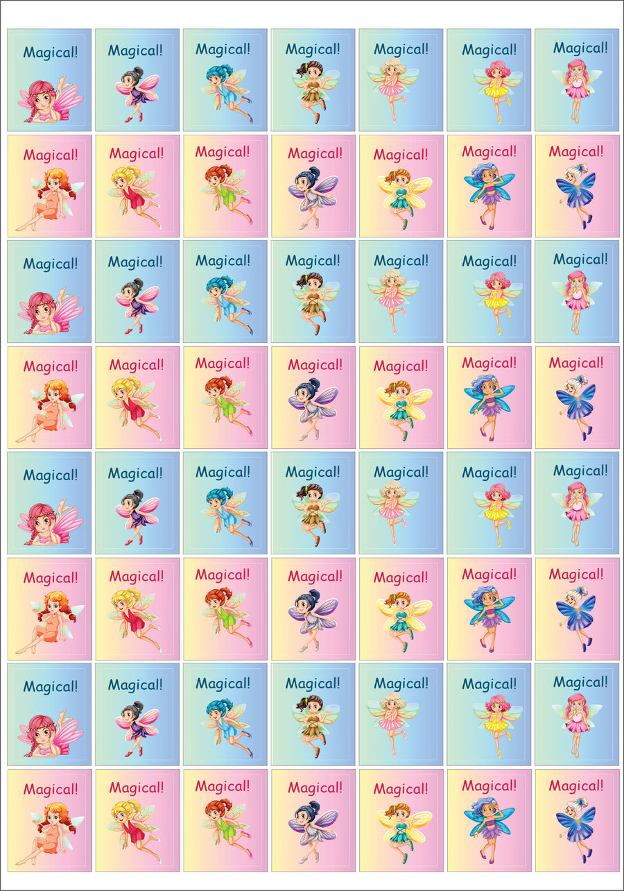 Fairies Teacher Stickers - English