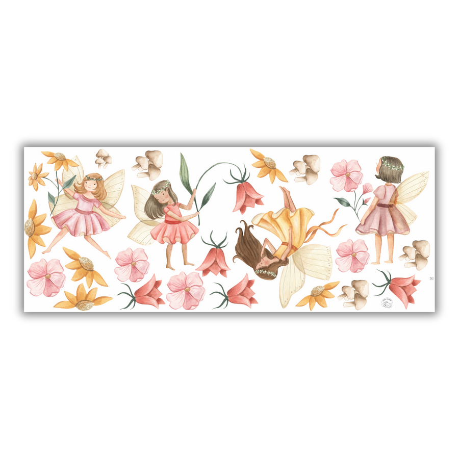 Little Fairy Garden Wall Stickers
