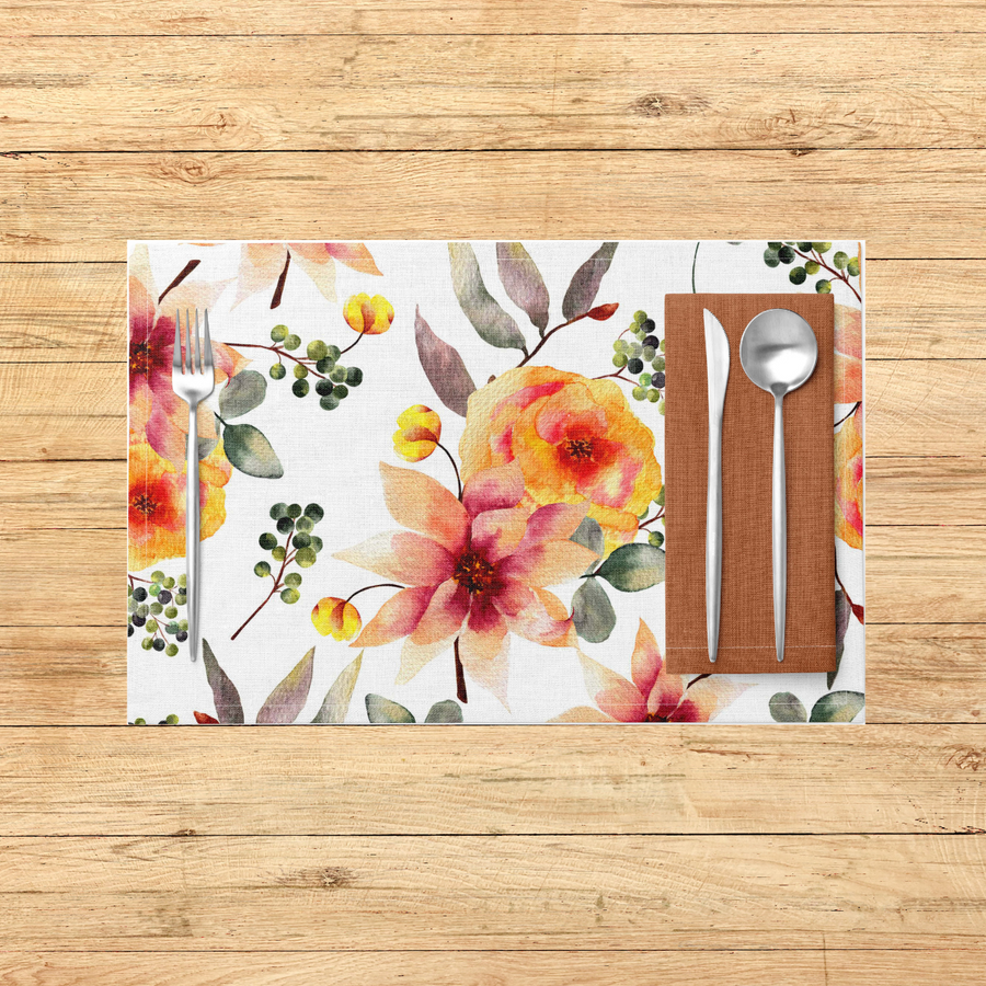 Floral Runner Placemats