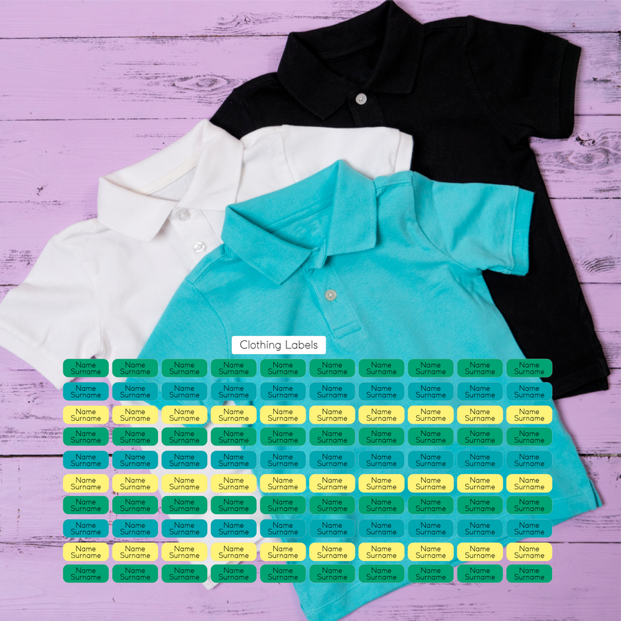 Forest Animals DTF Clothing Labels