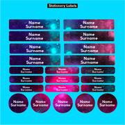 Galaxy Waterproof name labels for school South Africa