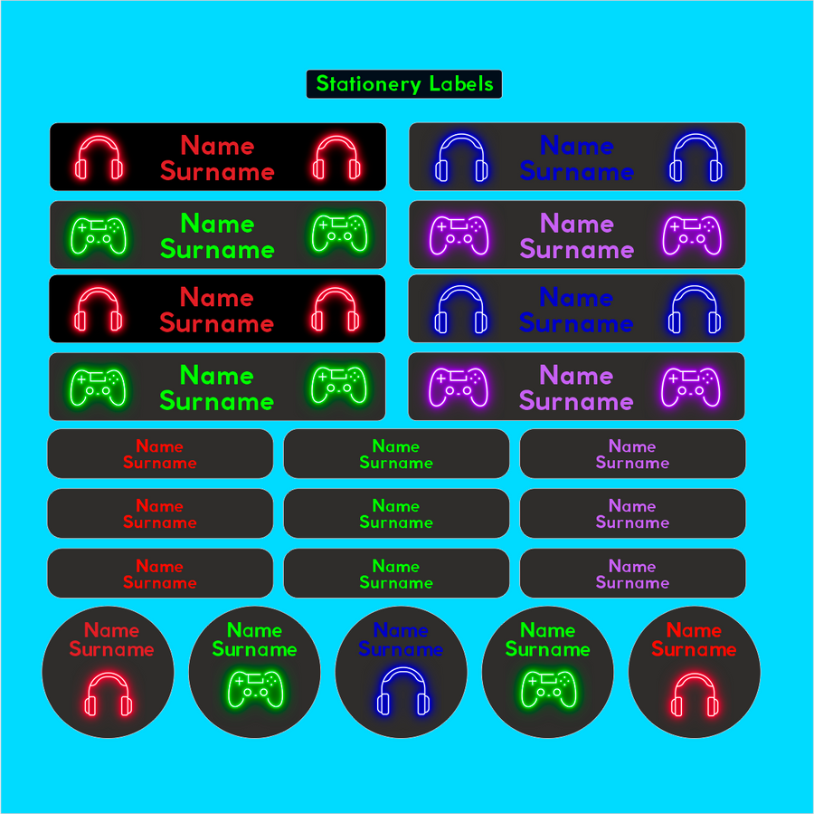 Waterproof name labels for school South Africa