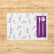 Lavender Floral Placemats