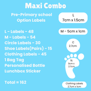 Waterproof name labels for school South Africa