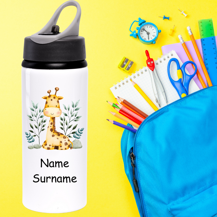 Forest Animal Aluminium Water Bottle 650ml