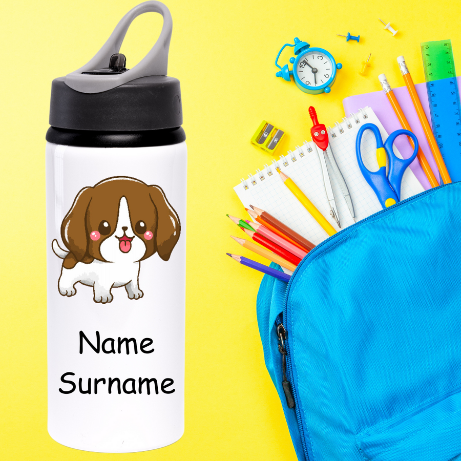 Kitties and Puppies Aluminium Water Bottle 650ml