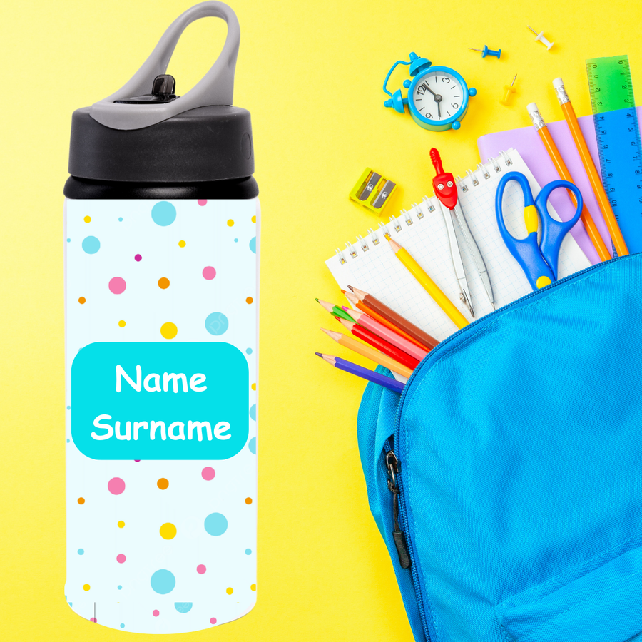 Lots of Dots Aluminium Water Bottle 650ml