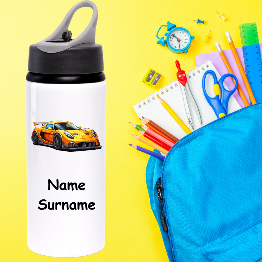 Super Car Aluminium Water Bottle 650ml
