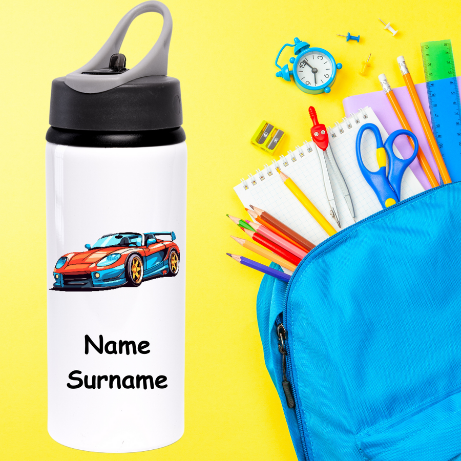 Super Car Aluminium Water Bottle 650ml