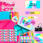 Paint Maxi School Stationery Pack Coral Designs