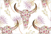 Peonies & Protea Skull Placemats