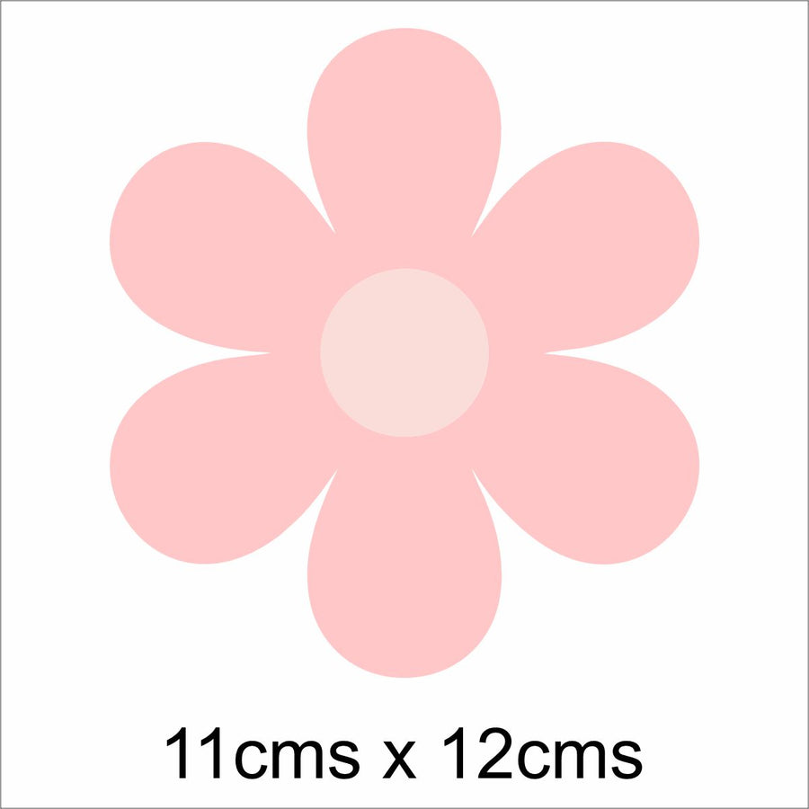 Cute Pink Daisies Wall Stickers