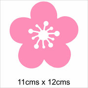 Pink Flower Wall Stickers