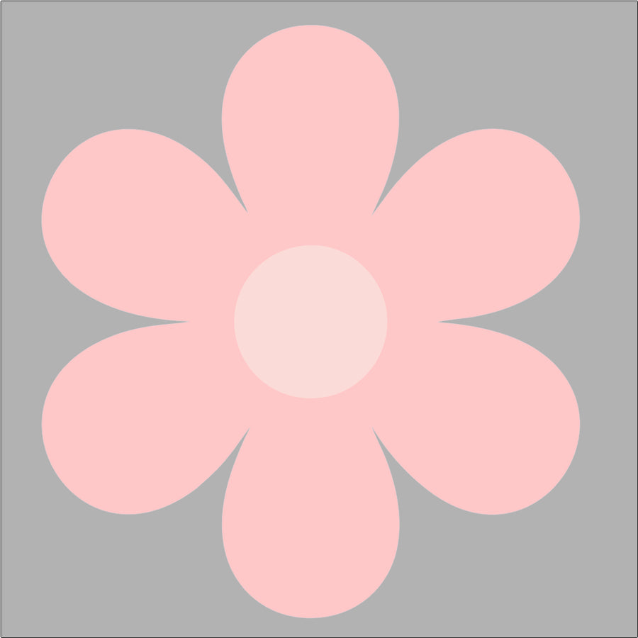 Cute Pink Daisies Wall Stickers