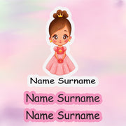 Princesses Tub Label