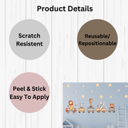 Animals in Cars Wall Stickers