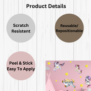 Naughty Unicorns Wall Stickers