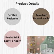 Blush Flowers Wall Stickers