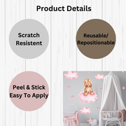 Pink Bunny Wall Sticker