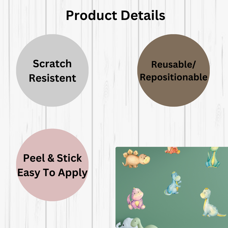 Baby Dino Wall Stickers